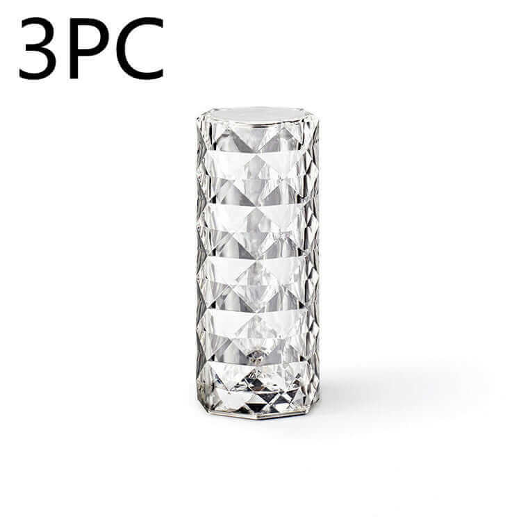 Nordic Crystal Lamp USB Table Lamps Bedroom Touch Dimming Atmosphere Diamond Night Light Rose Projector Lamp Decor | Kalsten