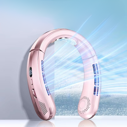 Kalsten | Portable Neck Air Conditioner Cooling Fan Rechargeable Leafless Personal Wearable