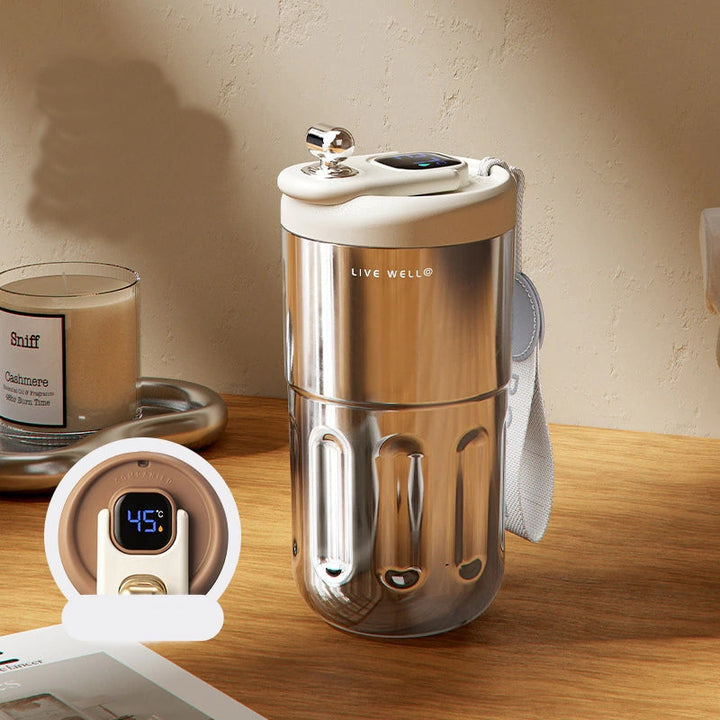 Portable Smart Stainless Steel Coffee Cup | Kalsten