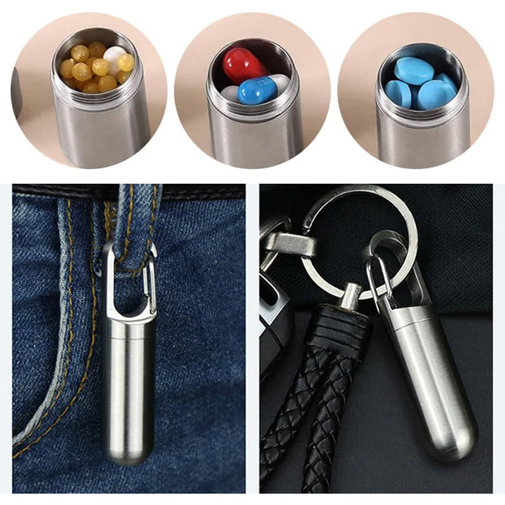 Kalsten | Portable Medication Box made of Stainless Steel