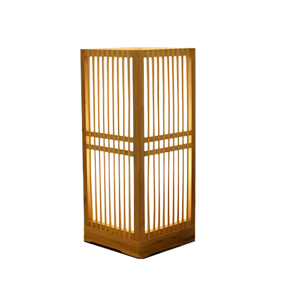 Japanese LED Table Lamp made of Bamboo | Kalsten