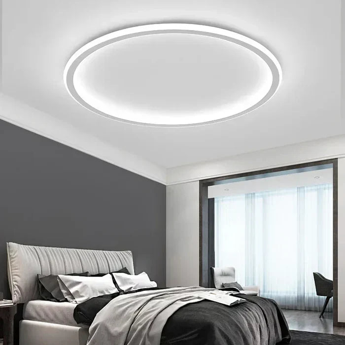 Scandinavian Round Ceiling Lamp - AuroraSphere | Kalsten
