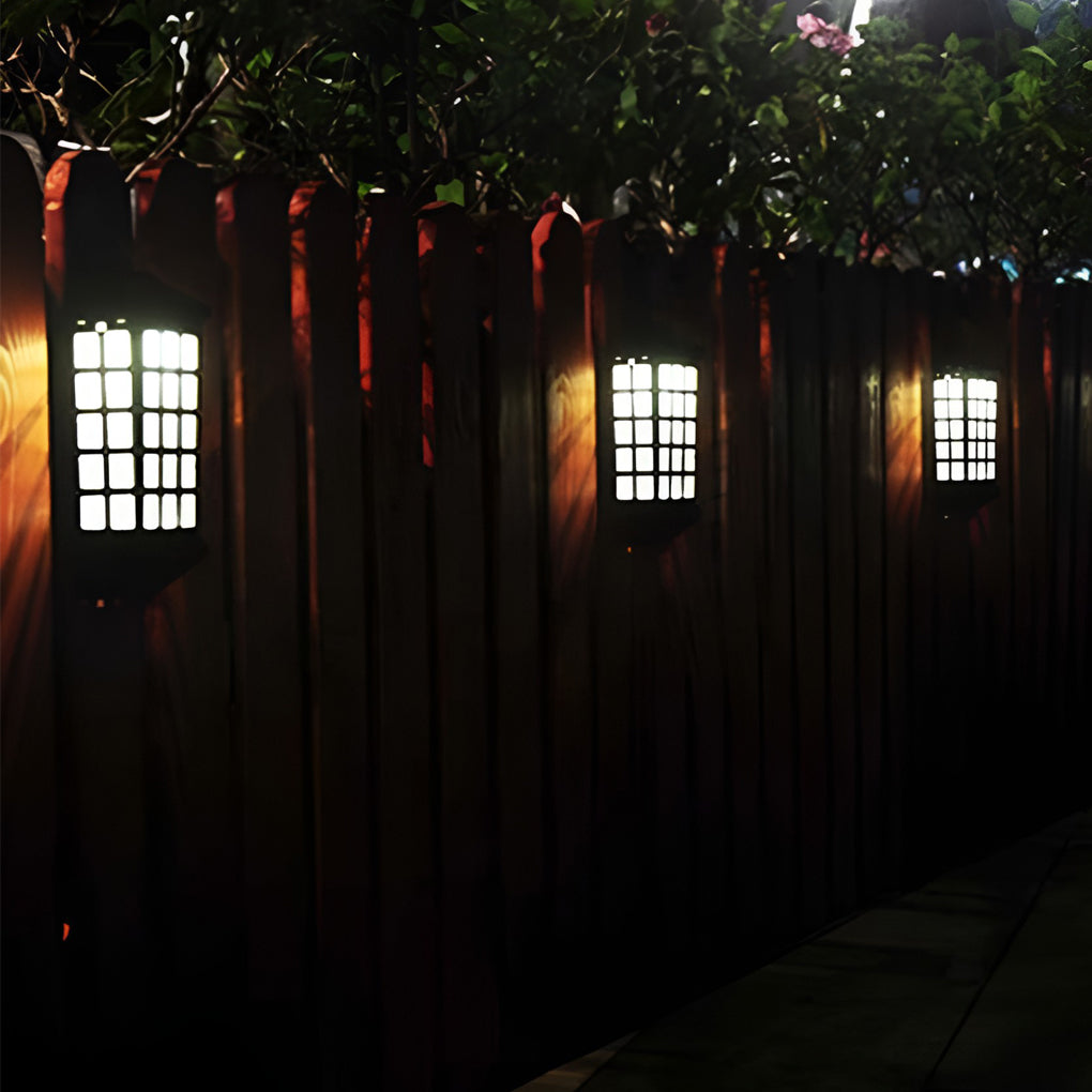 Solar LED Light-controlled Motion Sensor Modern Outdoor Wall Lamp | Kalsten