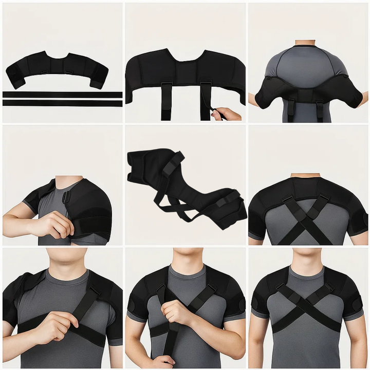 Cross-Compression Stability – Breathable Mesh Comfort – Relieves Shoulder Pain & Improves Posture Kalsten