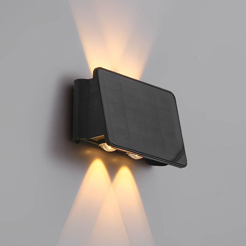 Waterproof LED Up and Down Lights Solar Wall Lamp Wall Washer Lights | Kalsten