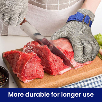 Stainless steel mesh metal laboratory protective gloves