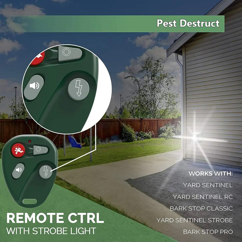 Kalsten | Outdoor Ultrasonic Bird Repeller | Effective, Humane Woodpecker Deterrent for Gardens, Patios & Farms