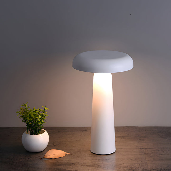 Tiltable Mushroom Touch Dimmable USB Rechargeable Table Lamp | Kalsten