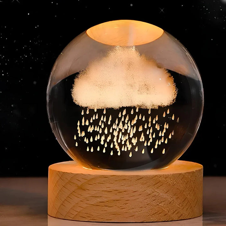 3D Crystal Ball LED Night Light Kalsten