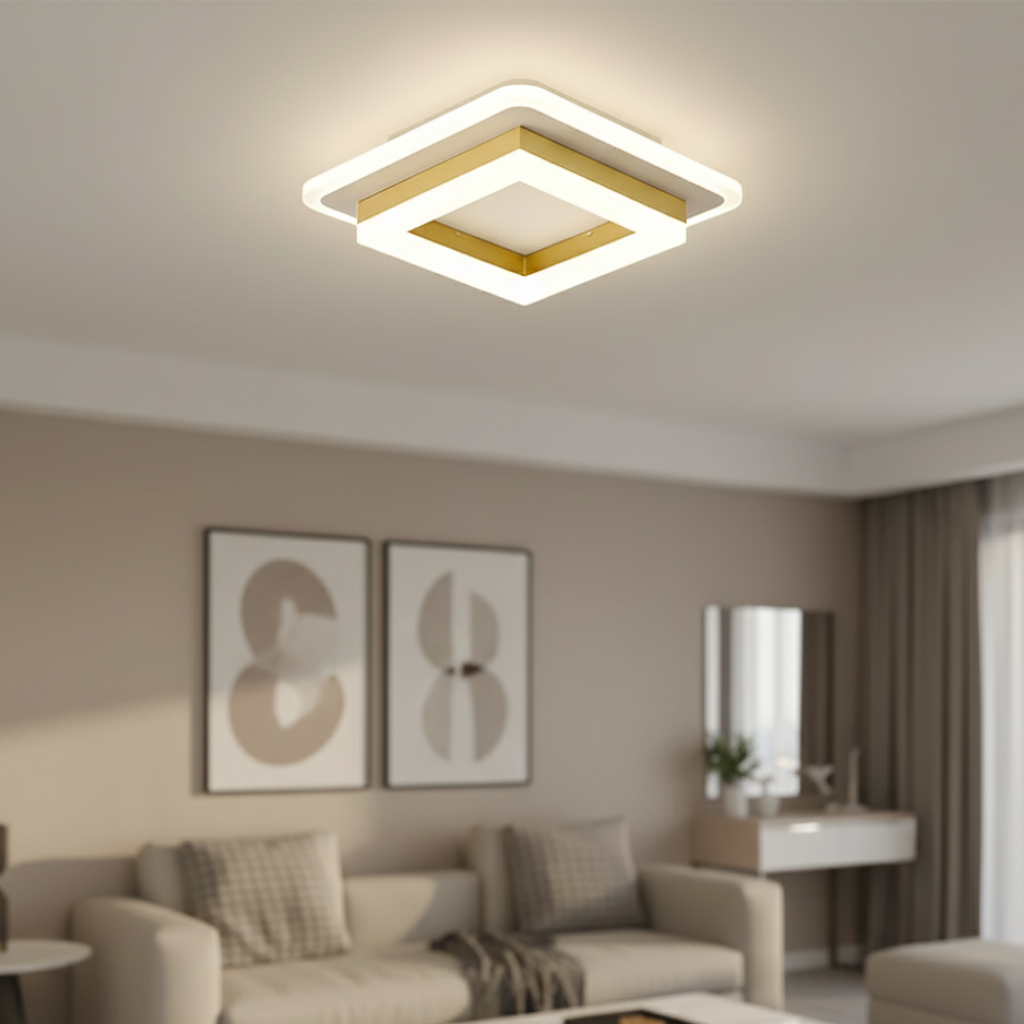 Bezel Dual-Illumination LED Flush Mount