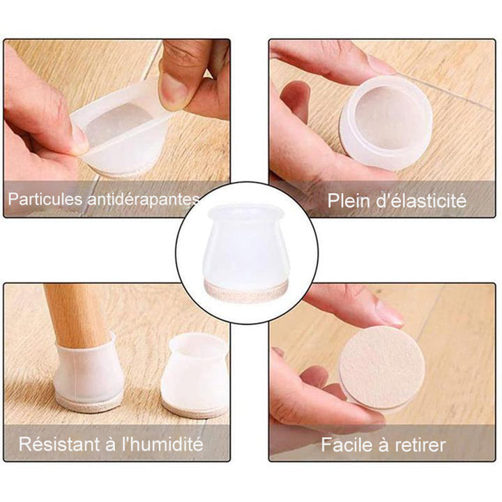 Protective Cover with Felt Cushion for Table and Chair Legs | Kalsten