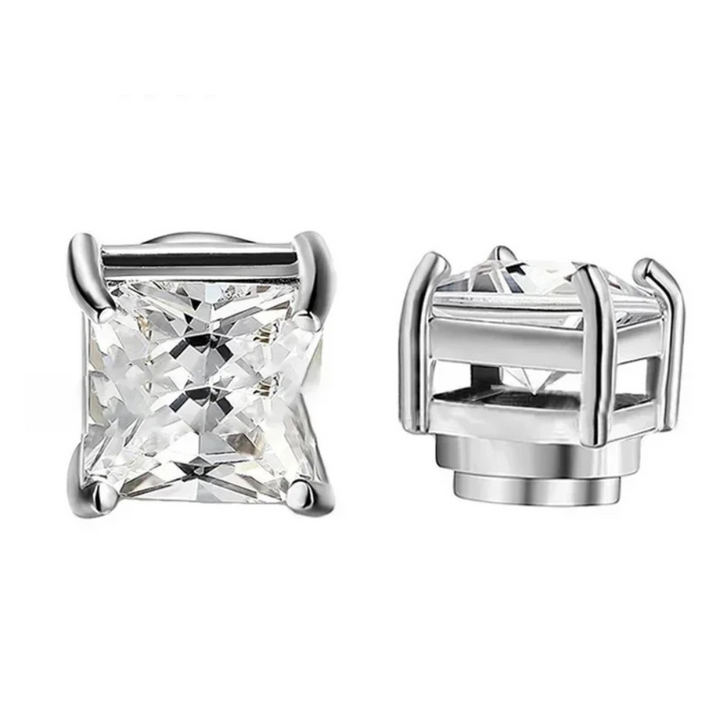 Unisex Magnetic Crystal Stud Earrings – Premium