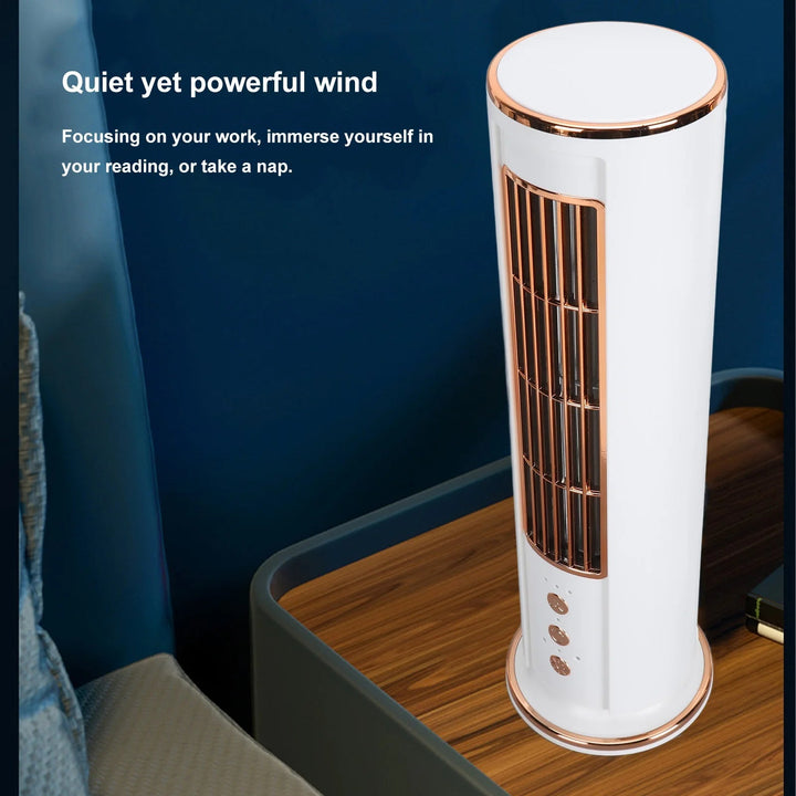 Bladeless Desktop Air Conditioner Fan with Remote Control | Kalsten