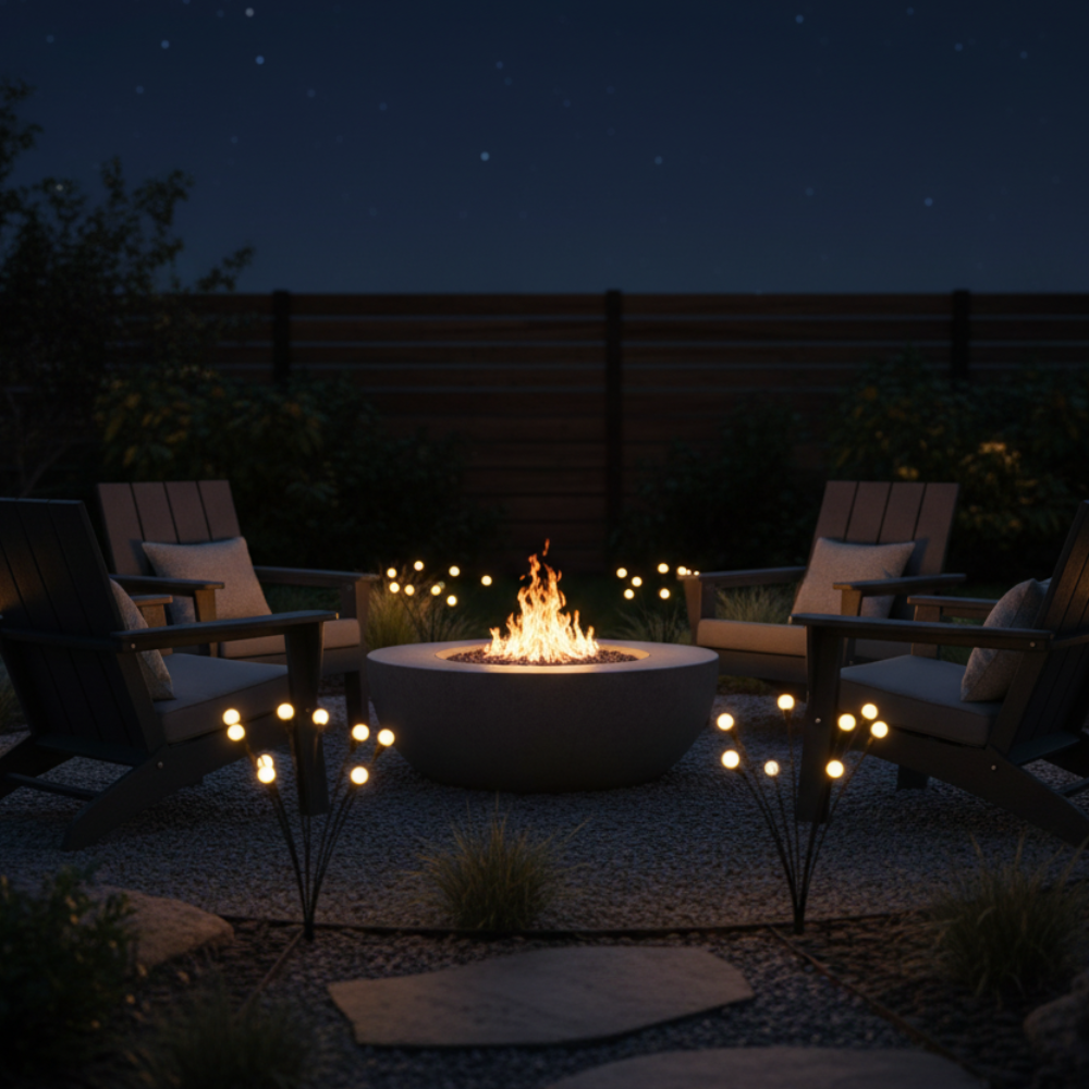 Solar Firefly Garden Lights, 120 Lumens