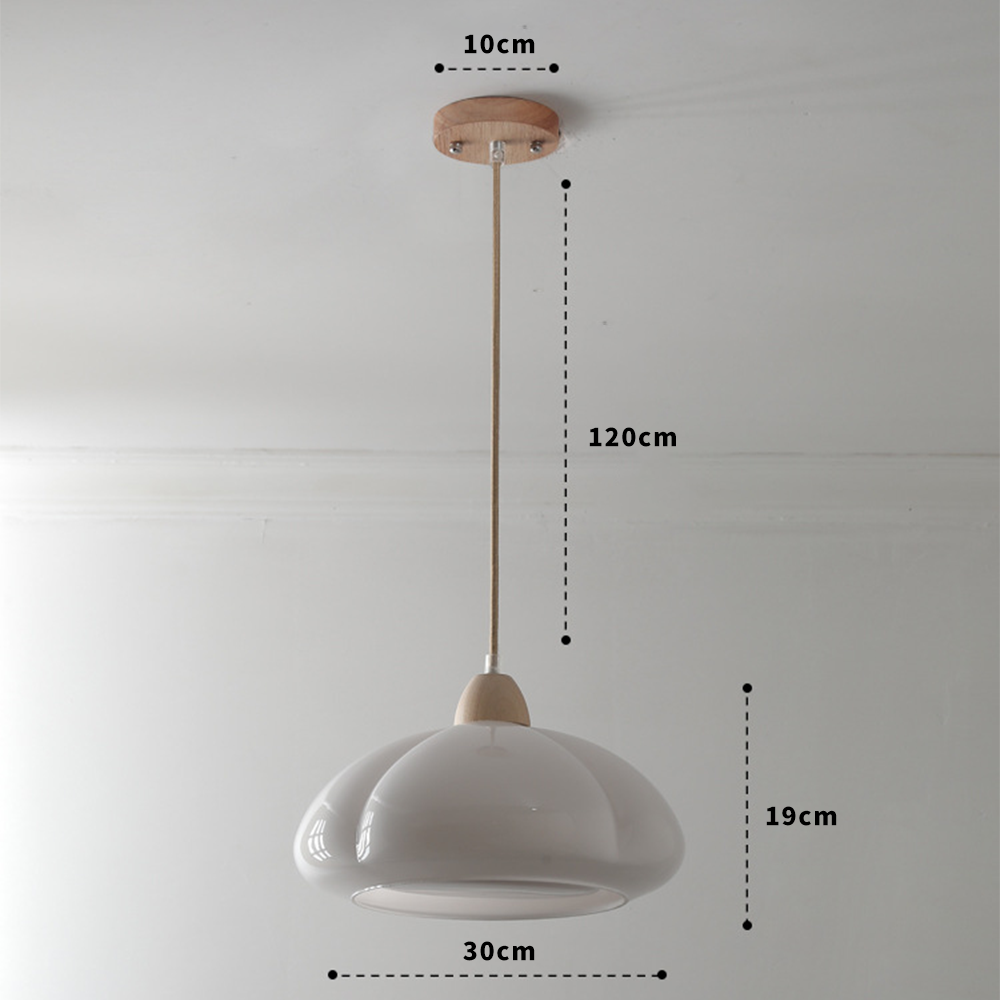 Vintage Glass Pumpkin Pendant Light | Kalsten