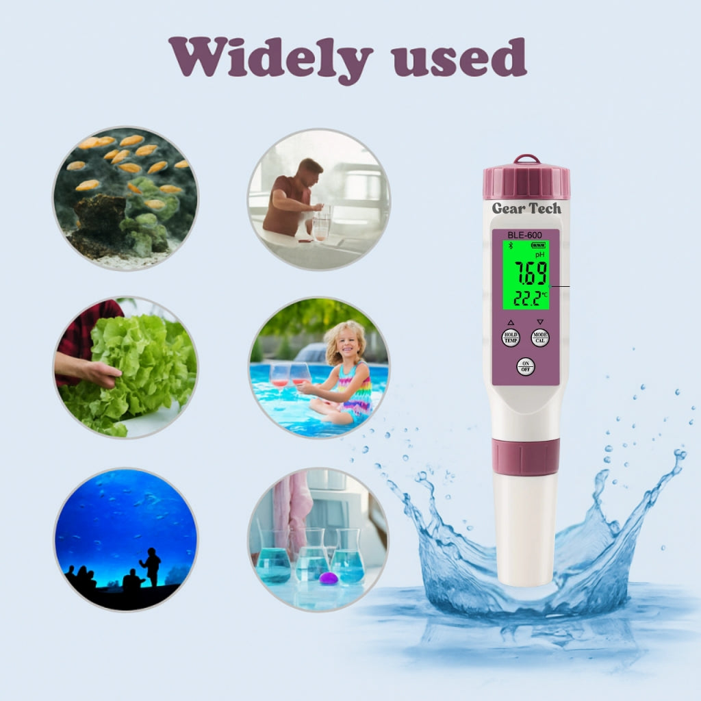 Skanto | Digital Pool Tester – pH and Chlorine Meter for Easy pH Measurement in Pool Water