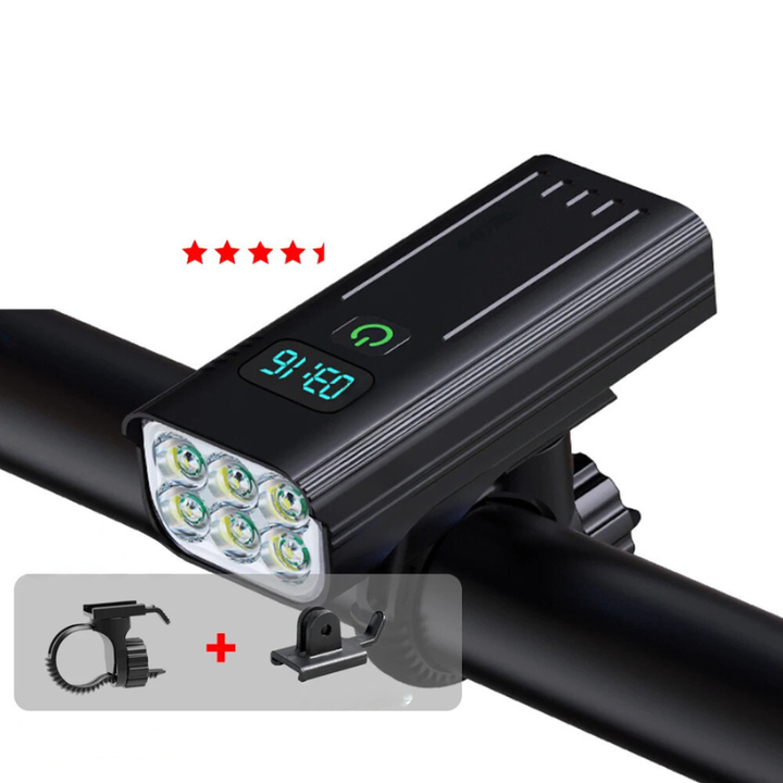 Kalsten | 5000 Lumen USB Rechargeable Bike Light with Mounts
