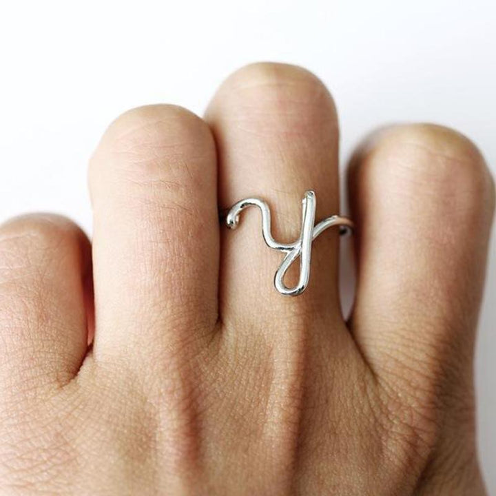Kalsten | Simple A-Z Letter Ring