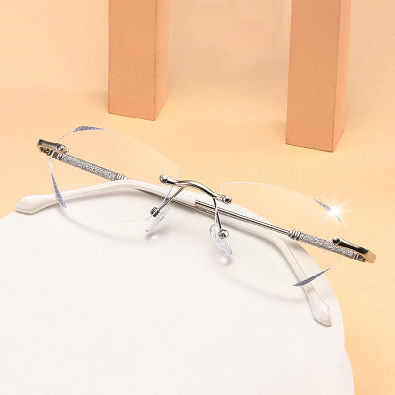 Kalsten | Fashionable rimless anti-blue light reading glasses