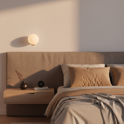 Solstice Frosted Glass Wall Sconce