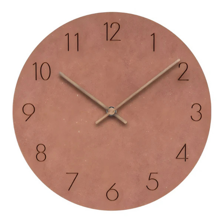 Kalsten | Large Wooden Wall Clock – Minimalist Design with Silent Movement
