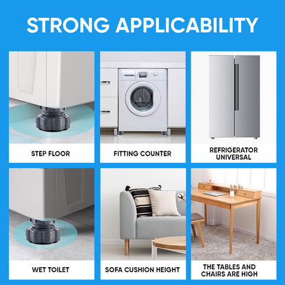 BowLift | 4 Piece Adjustable Height Washing Machine Support