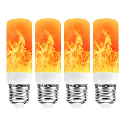 Skanto | Flame Effect Lamp – 9W LED Lamp with Realistic Flame Glow