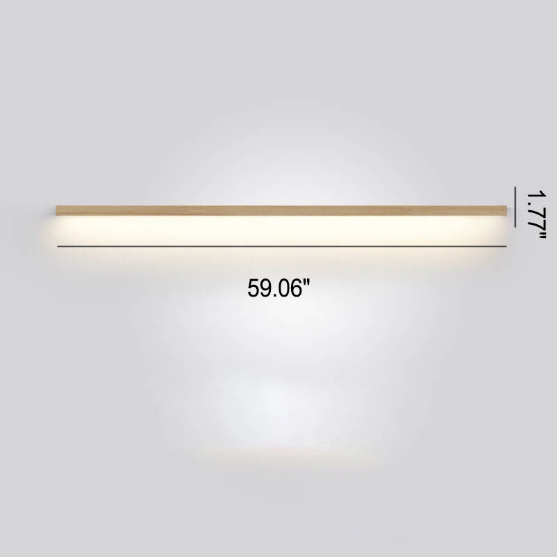 Kalsten | ZenBeam Japanese LED Wall Light | Solid Wood Design | Modern Accent Lighting