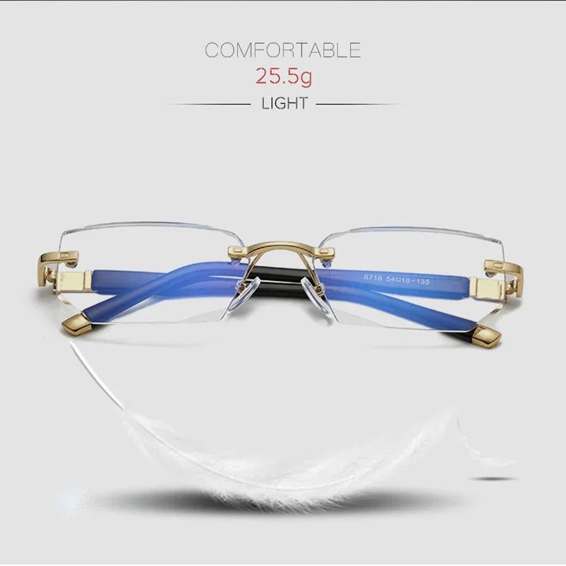 Kalsten | Progressive reading glasses with high hardness and anti-blue light filter for distance and near viewing