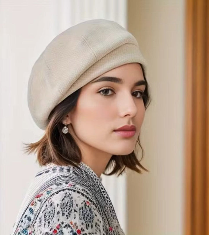 Kalsten | Women’s Elegant Cap | Parisian Chic Style | Breathable Soft Fabric | One Size