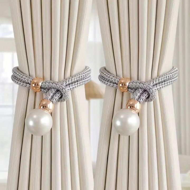 Kalsten | Lustrous Pearl Curtain Tie Back | 2 Pcs Set