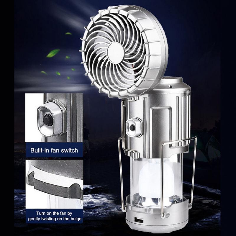 Outdoor LED Camping Light with Fan | Kalsten