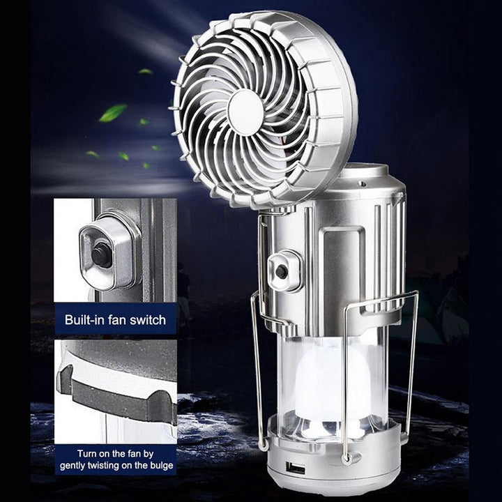 Outdoor LED Camping Light with Fan | Kalsten