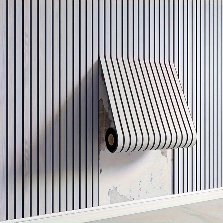 Kalsten | Wall Sticker 3D Wood Look PVC Panel Self Adhesive Waterproof