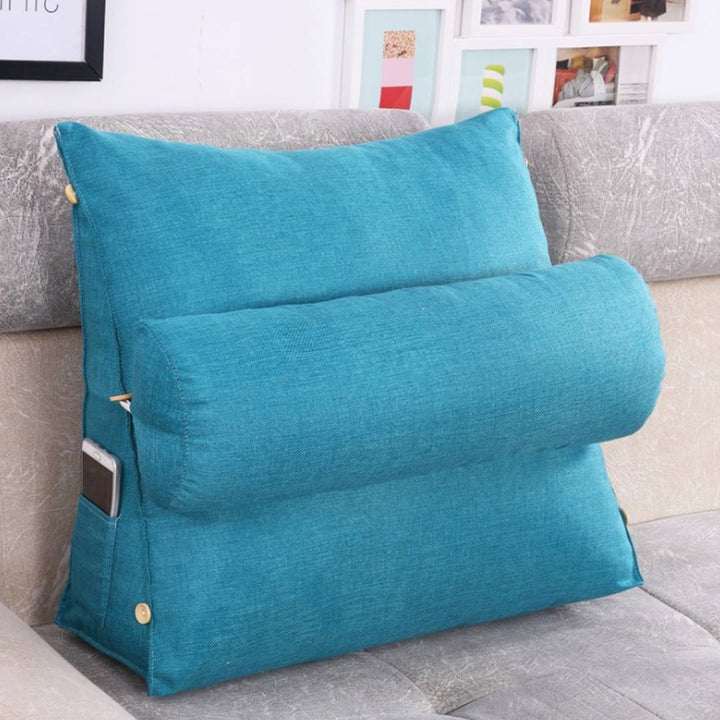 LoungeEase | Backrest Pillow for Reading and TV - Lumbar Support Adjustable Bed Pillow - Comfort Posture - Versatile Use Pillow Kalsten