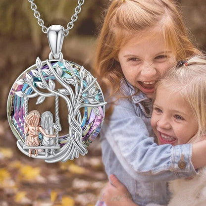 Skanto | Tree of Life Sister Crystal Pendant Necklace