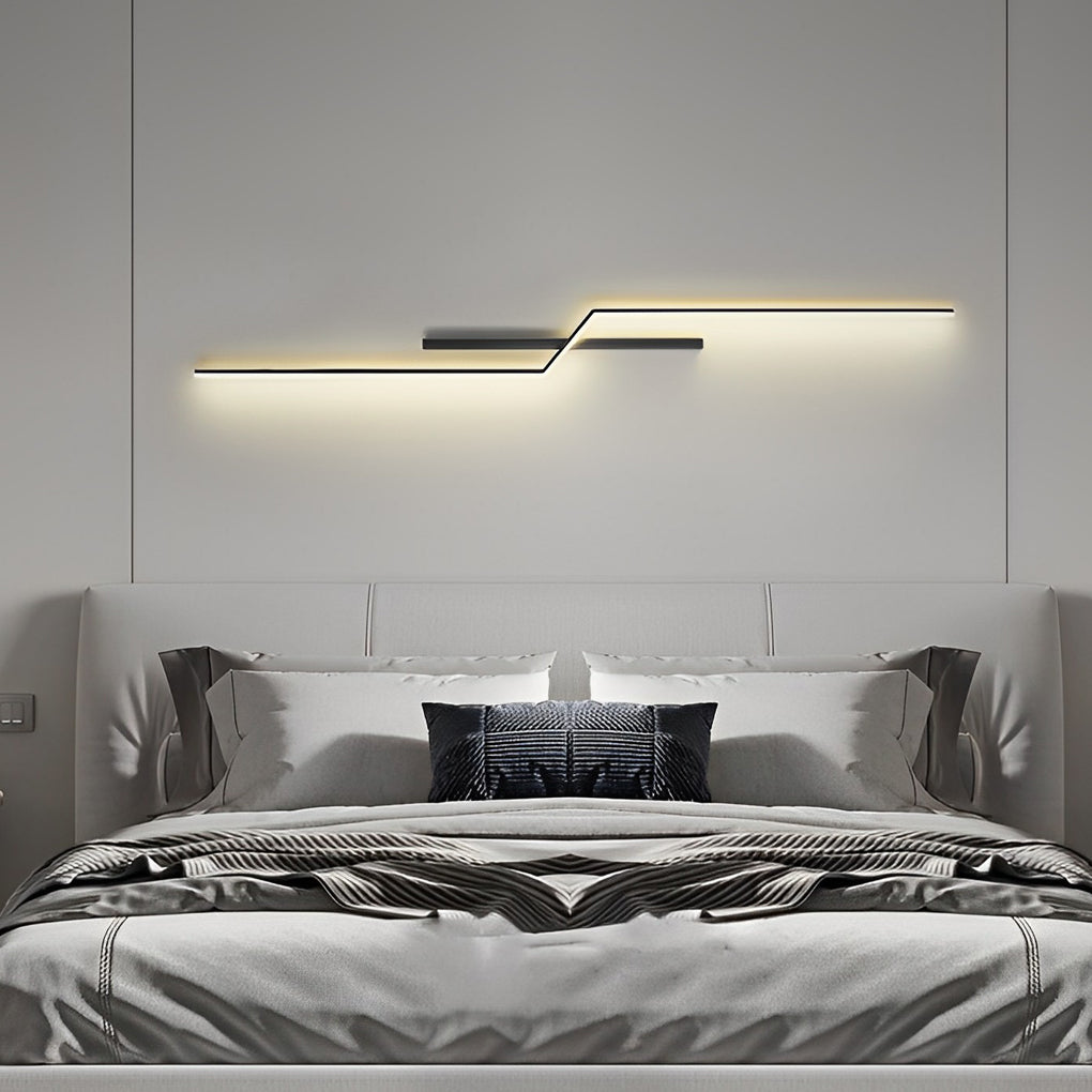 Lines Creative LED Modern Minimalist Wall Lamp Decorative Wall Lights Lighting | Kalsten