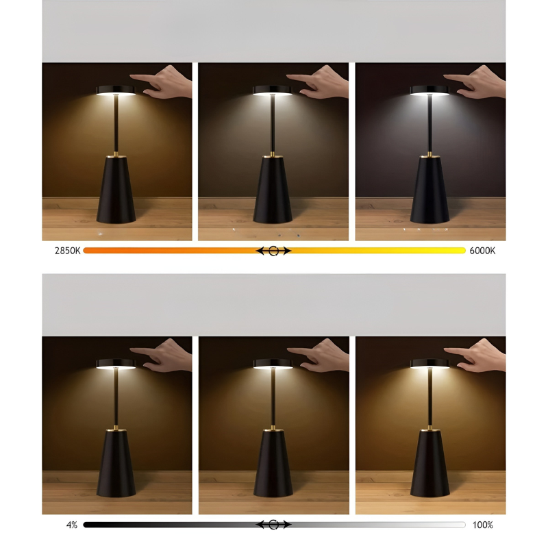 LumaTouch Lamp – Rechargeable Wireless Table Lamp | Kalsten
