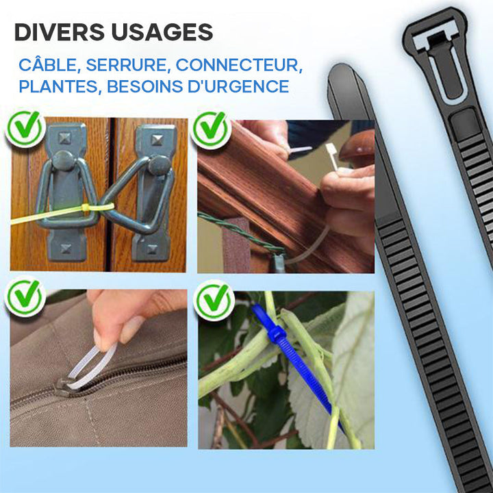 Reusable Cable Ties (100PCS) | Kalsten
