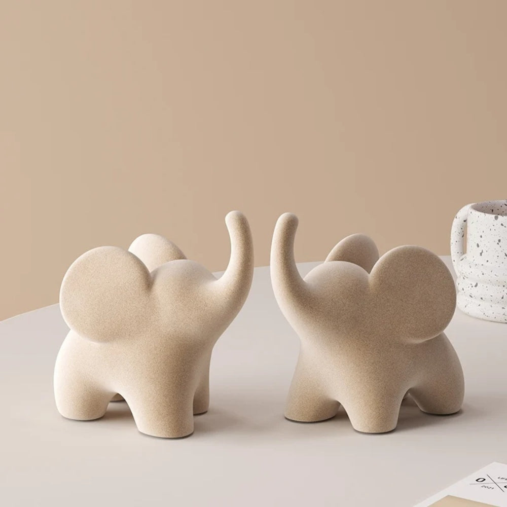 Kalsten | Eclectic Elephant Resin Figurines