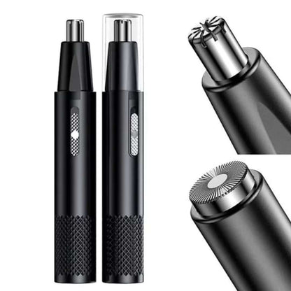 Rechargeable Nose Hair Trimmer – Cordless & Portable – Safe Blades – Trims Nose & Ear Hair – Easy to Clean – For Men & Women Bowlift