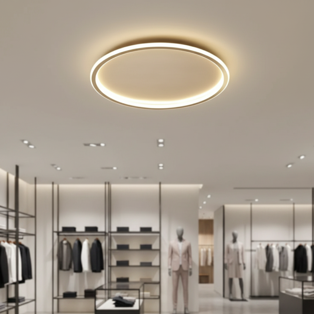 Tondo Minimalist LED Halo Flush Mount