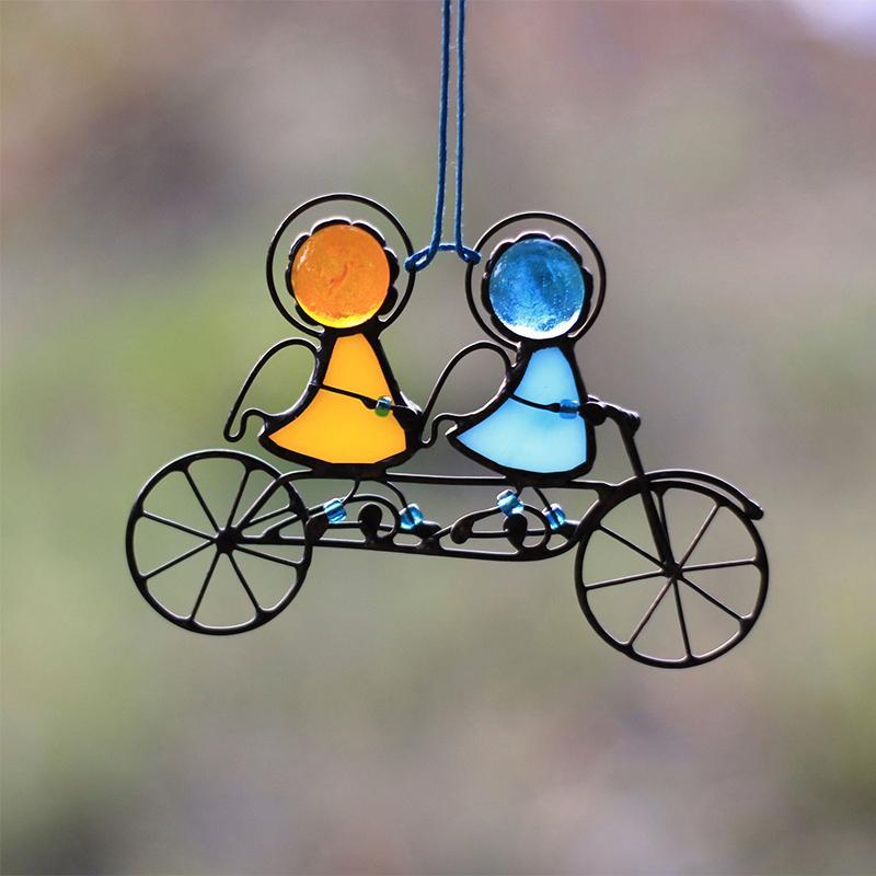 Kalsten | Sun catcher, Window hanging, Stained glass art