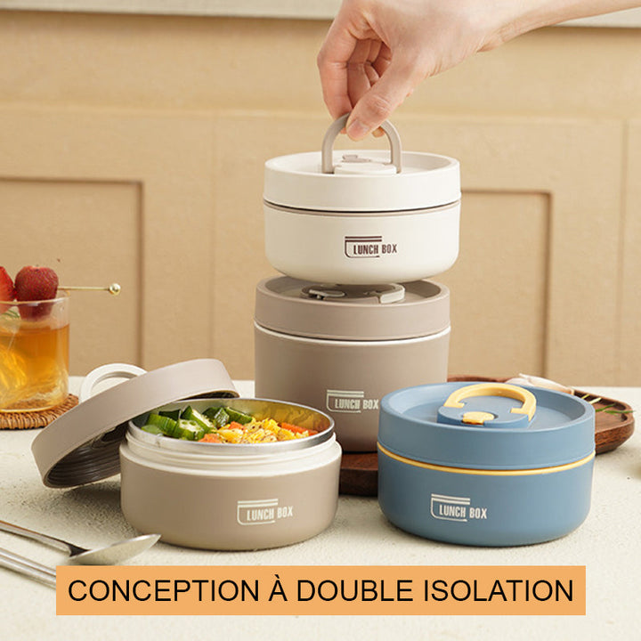 Leak-proof Lunch Box With Thermal Insulation In Stainless Steel | Kalsten