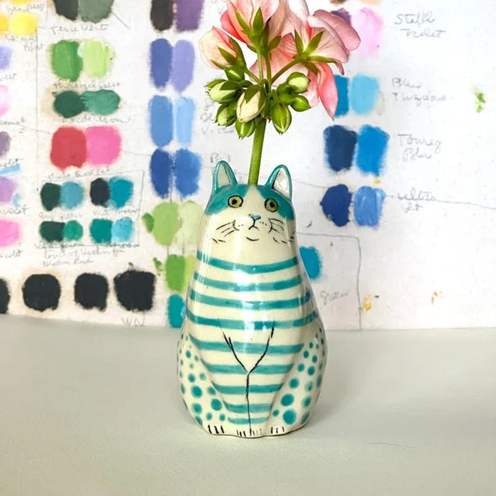 Kalsten | Dotted Cat Vase