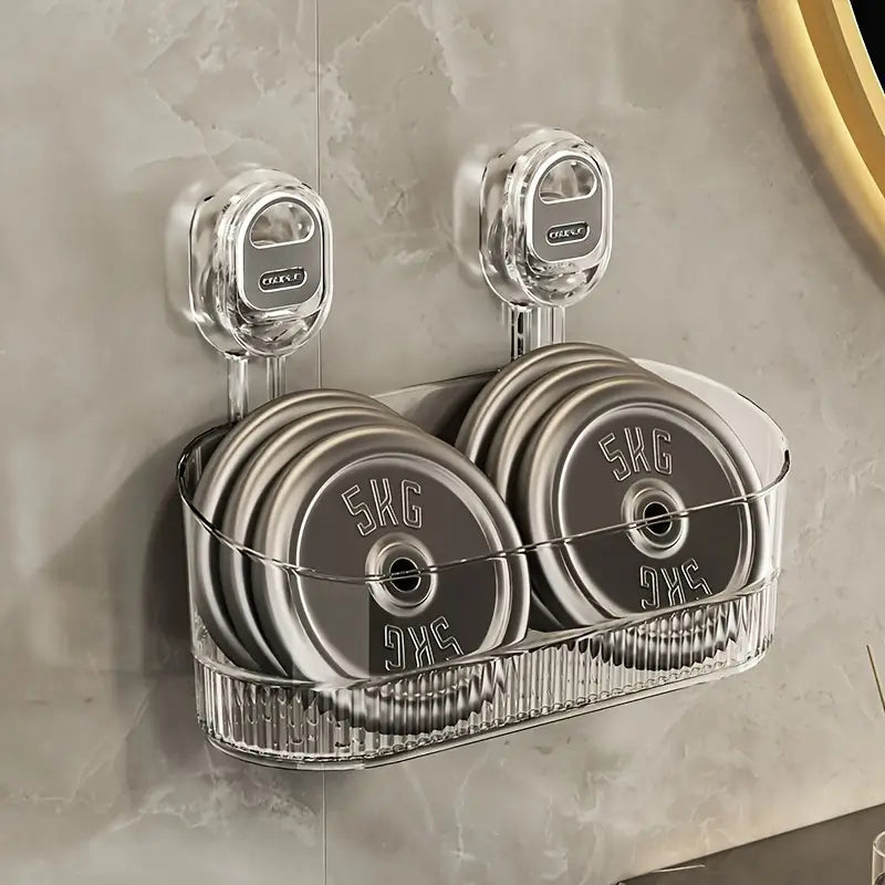 No-Drill Bathroom Suction Cup Storage Box | Kalsten