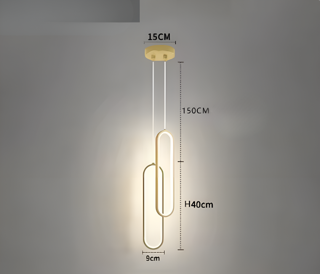 GildedGlow Light - Decorative LED Pendant Lamp | Kalsten