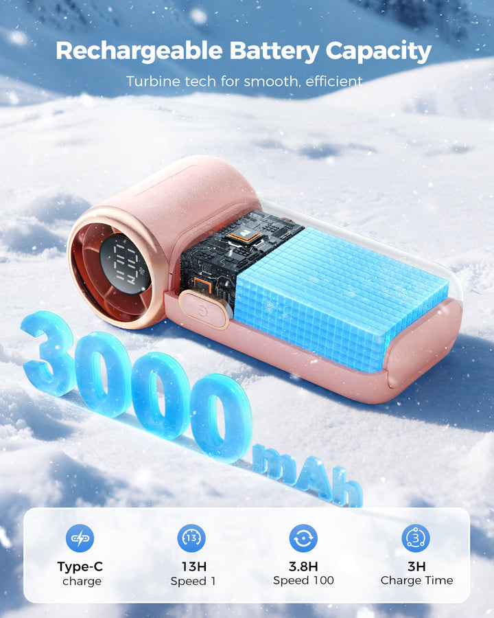 Portable Handheld Turbo Fan,High Speed Mini Fan | Kalsten
