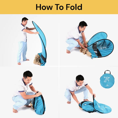 BowLift | 4-Person Beach Pop-Up Tent for Family Camping, Outdoor Events & Quick Setup
