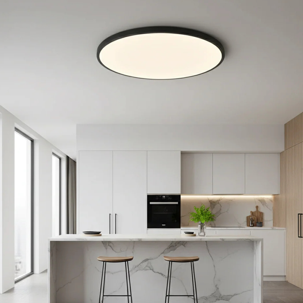 Energy-Efficient LED Flush Mount Ceiling Light